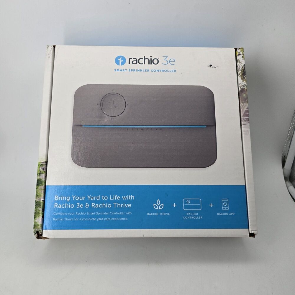 Rachio 8ZULWC-L R3e Generation: Smart, 8 Zone Sprinkler - Scratch & Dent